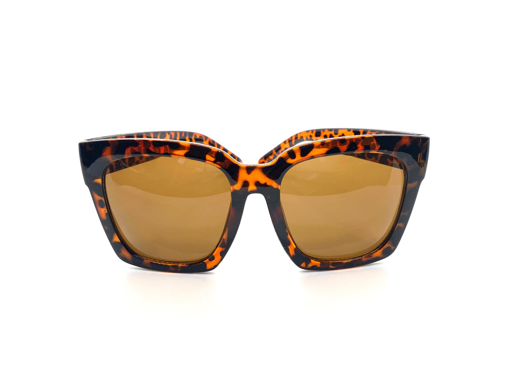 Oversize Me Cheetah Sunglasses
