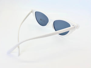 Pearl White Cat Eye Sunglasses
