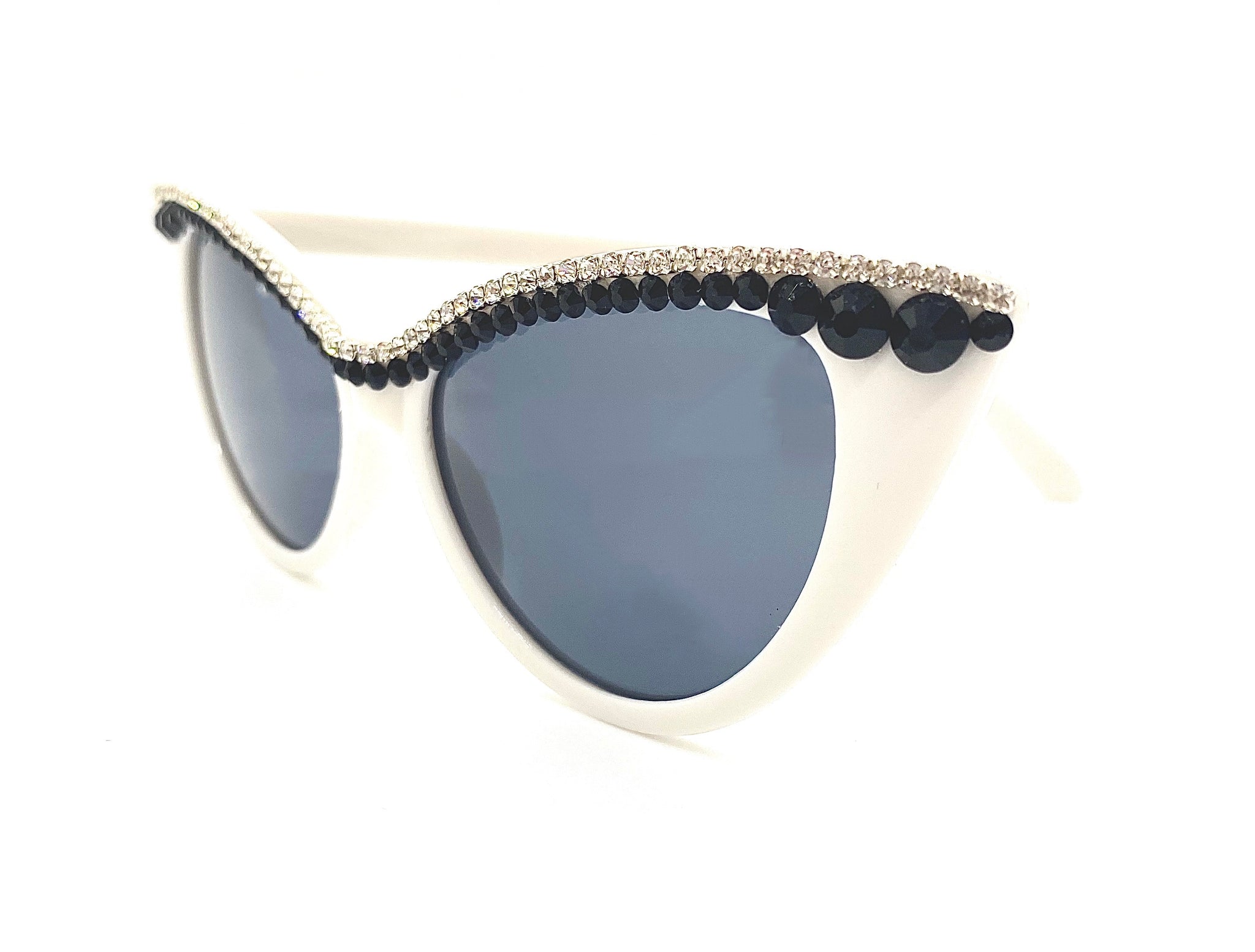 Ultimate Black Stripe Cat Eye Sunglasses