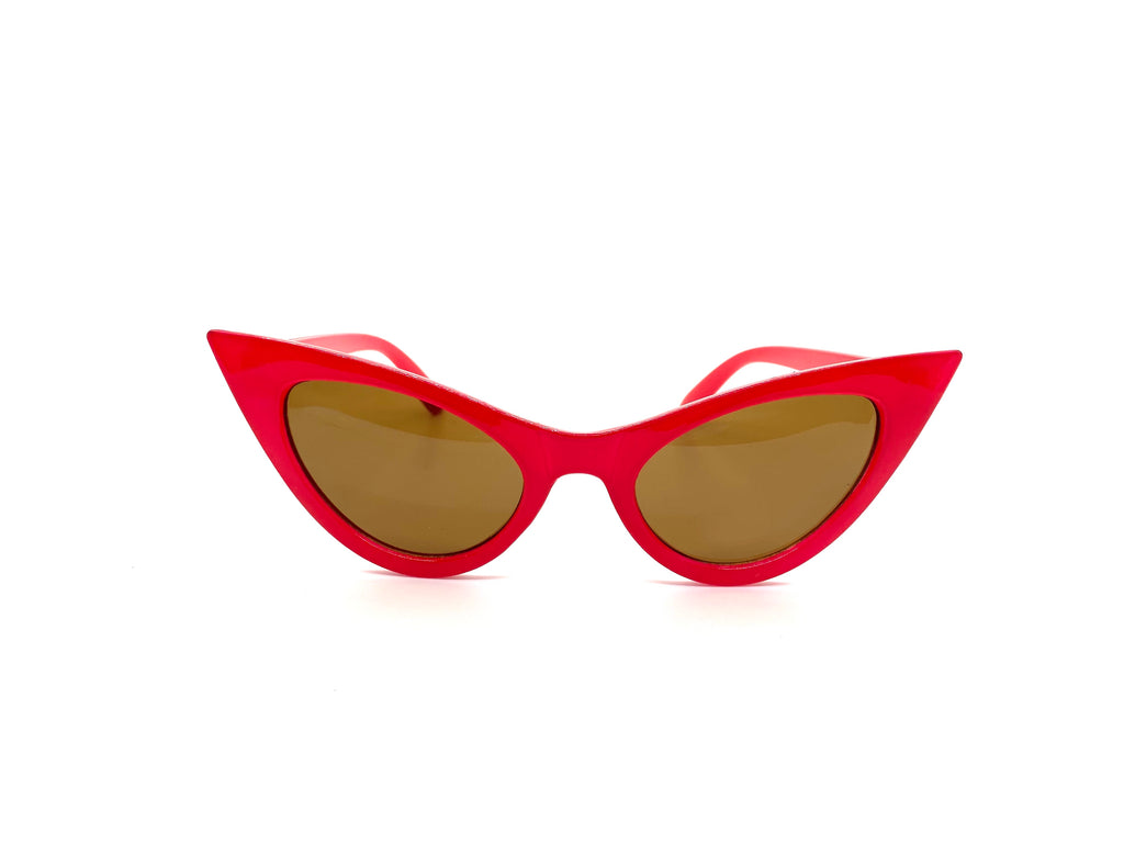 Red Cat Eye Sunglasses