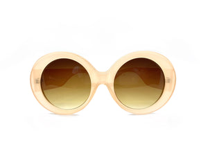 Peach Round Sunglasses