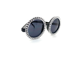 Chained Round Sunglasses