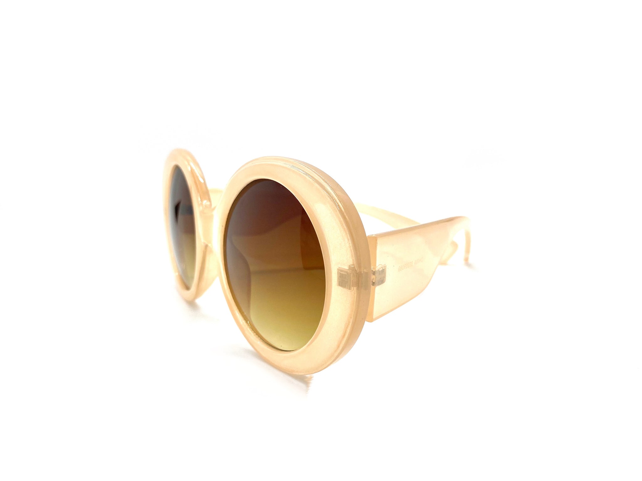 Peach Round Sunglasses