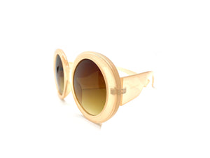 Peach Round Sunglasses