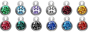 Initial Sunglasses Chain with Birthstone