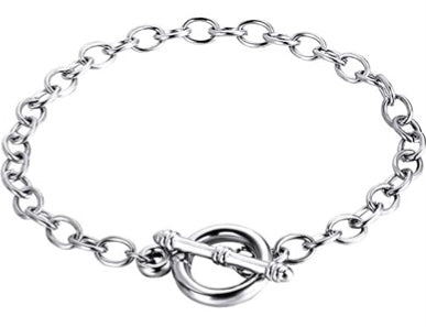 Initial Braclet with Birthstone