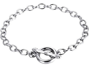 Initial Braclet with Birthstone