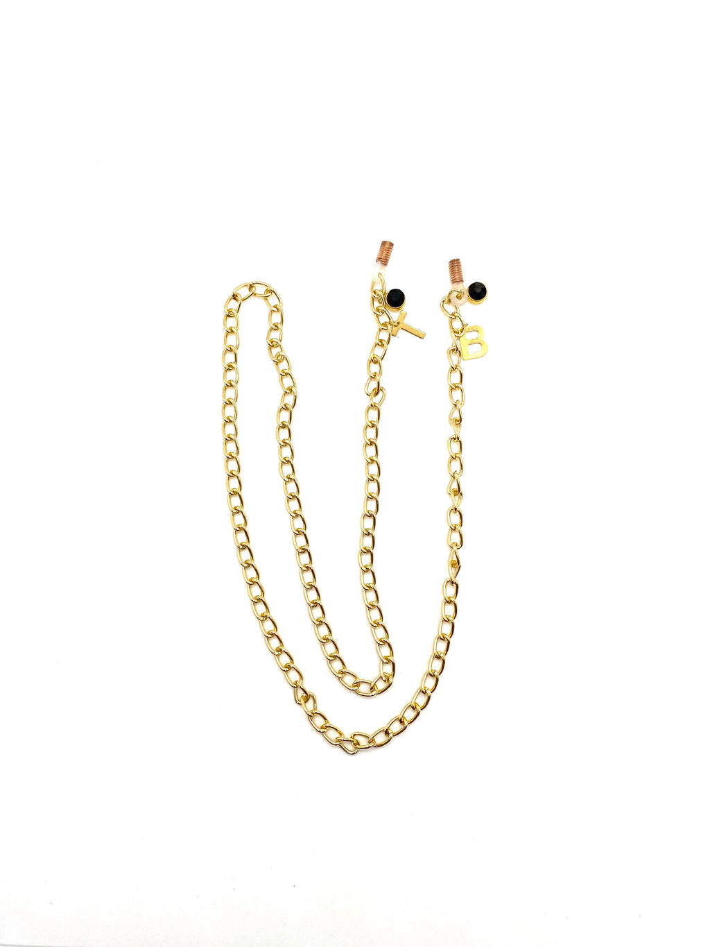 Initial Sunglasses Chain with Birthstone